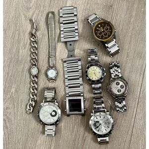 Assorted Lot 8 Mens Watches Untested for repair or parts Vintage